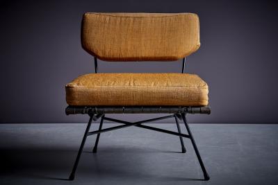  Studio BBPR Fully Original Elettra Lounge Chair with Ottoman by Studio BBPR for Arflex