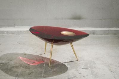  Studio Manda Avocado Occasional Table by Studio Manda