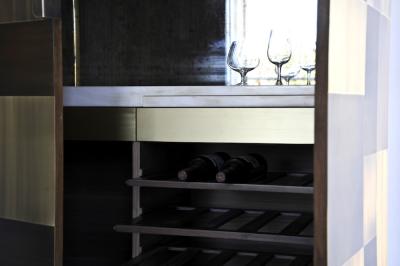 Studio Manda Kikano Bar Cabinet by Studio Manda