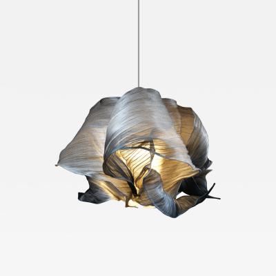  Studio Mirei Modern Fabric Pendant Hand Painted Light Nebula 60cm by Studio Mirei In Stock