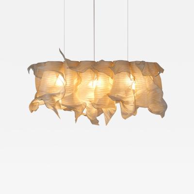  Studio Mirei Modern Fabric Pendant Light Nebula Grande Rectangular 150 cm By Studio Mirei