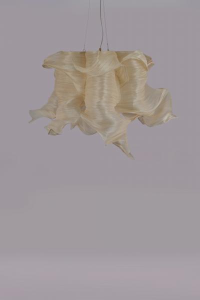  Studio Mirei Modern Fabric Pendant Plain Light Nebula 80cm by Studio Mirei In Stock