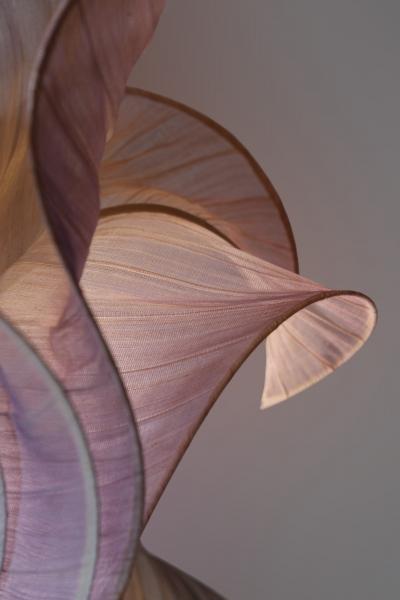  Studio Mirei Modern Sculptural Fabric Floor Lamp from Mirei Monticelli Aquarius in Stock