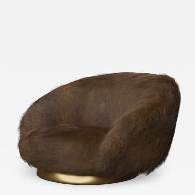  Studio SORS ELF Lounge Chair Angora Brown