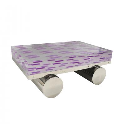  Studio Superego On The Road Coffe Table Made of Plexiglass and Steel base By Superego Studio