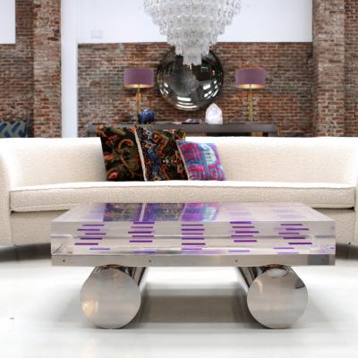  Studio Superego On The Road Coffe Table Made of Plexiglass and Steel base By Superego Studio
