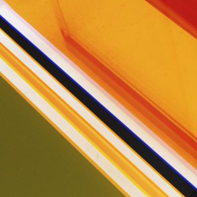  Studio Superego Studio Superego Modern Multicolor Plexiglass and Brass Feet Italian Coffee Table