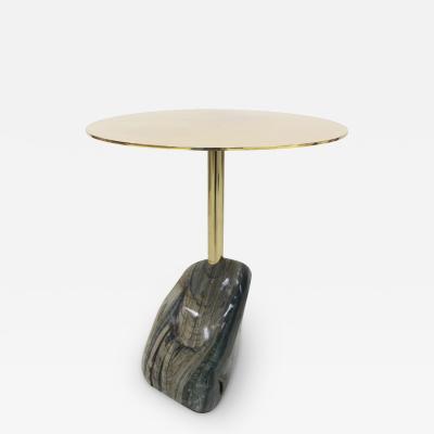  Studio Superego Superego Studio Brass and Agate Italian Side Table