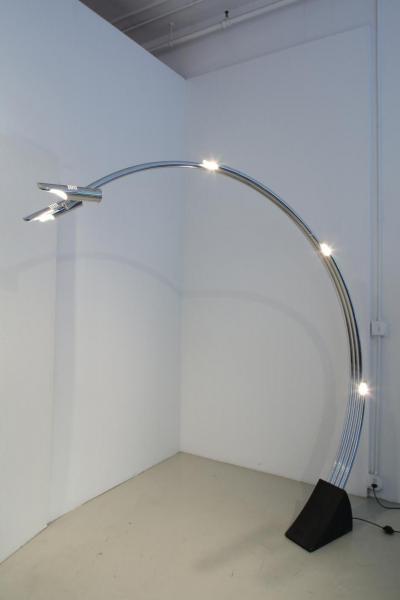  Studio Tetrarch Studio Tetrach Chrome Floor Lamp