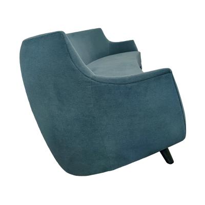  Studio Van den Akker The Anton Curved Sofa in Deep Teal by Van den Akker