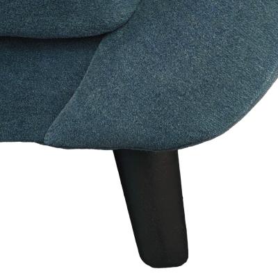  Studio Van den Akker The Anton Curved Sofa in Deep Teal by Van den Akker