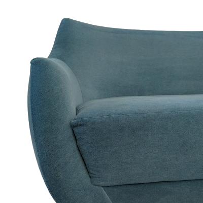  Studio Van den Akker The Anton Curved Sofa in Deep Teal by Van den Akker
