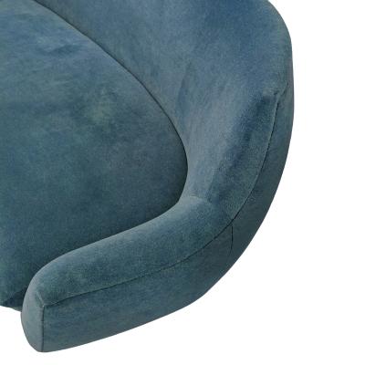  Studio Van den Akker The Anton Curved Sofa in Deep Teal by Van den Akker