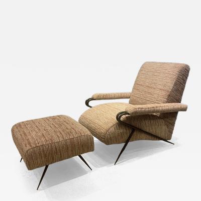  Studio Van den Akker The Collette Club Chair and Ottoman by Studio Van den Akker
