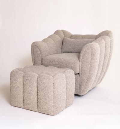  Studio Van den Akker The Goddard Swivel Club Chair by Studio Van den Akker