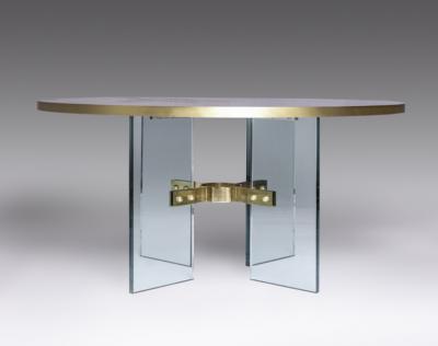  Studio Van den Akker The Jules Center Dining Table by Studio Van den Akker with Resin and Metal