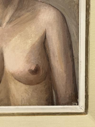  Sue et Mare Art Deco Portrait of a Nude Woman Oil on Board Compagnie des Arts Fran ais