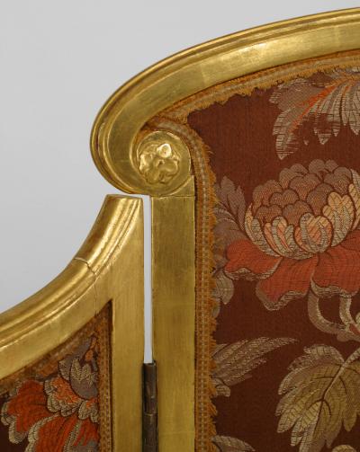  Sue et Mare French Art Deco Low 3 Fold Gilt Screen