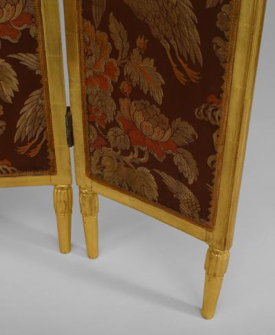  Sue et Mare French Art Deco Low 3 Fold Gilt Screen