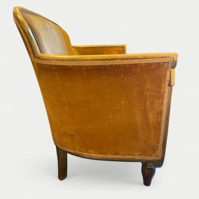 Sue et Mare French Art Deco Small Giltwood Sofa attributed to Sue et Mare circa 1925