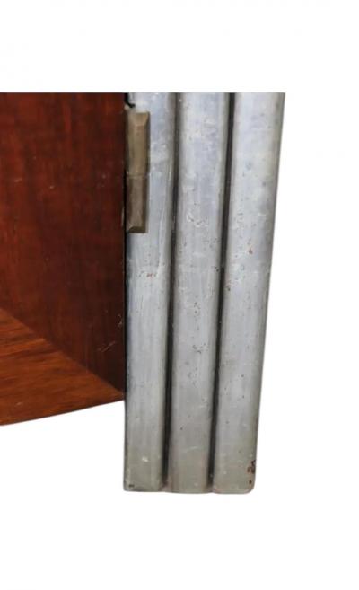  Sue et Mare MODERNIST ART DECO EXOTIC WOODS SILVER GOLD CUBISTIC FLOWERS TERRAZZO COMMODE