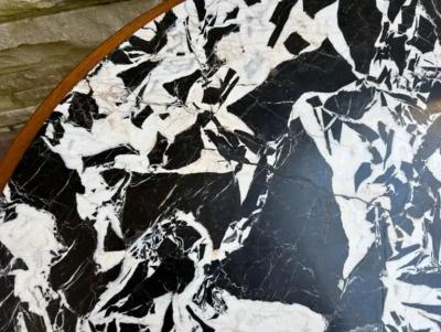  Sue et Mare Magnificent Sue et Mare Marble Mahogany Coffee Table Art Deco