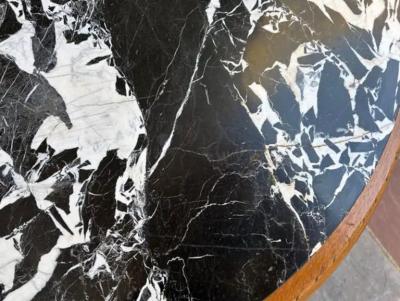  Sue et Mare Magnificent Sue et Mare Marble Mahogany Coffee Table Art Deco