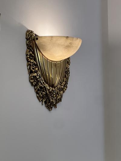  Sue et Mare Pair of Art Deco Sconces in the Style of S e et Mare ca 1925