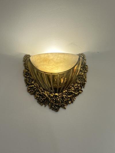  Sue et Mare Pair of Art Deco Sconces in the Style of S e et Mare ca 1925