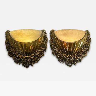  Sue et Mare Pair of Art Deco Sconces in the Style of S e et Mare ca 1925