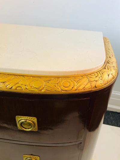  Sue et Mare SUPERB ART DECO CABINET ATTRIBUTED TO SUE ET MARE