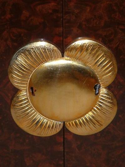  Sue et Mare Sue et Mare Cabinet in Rosewood with Gilt Bronze