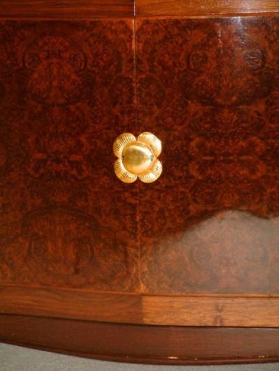  Sue et Mare Sue et Mare Cabinet in Rosewood with Gilt Bronze