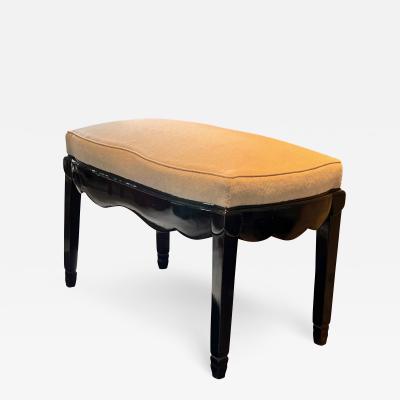  Sue et Mare Sue et Mare blackened solid wood refined bench