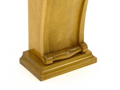  Sue et Mare Sue et Mare pair of spectacular pair of carved sycamore and marble console