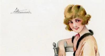  Suzanne Meunier Risque Pedicure by Angel Les Ongles Boudoir style Female Illustration