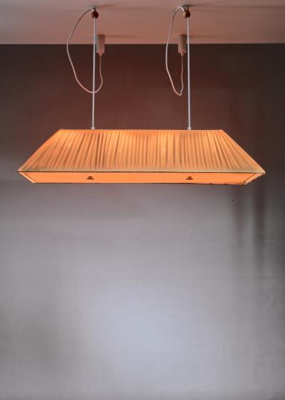  Svenskt Tenn Modernist yellow silk pendant lamp Sweden