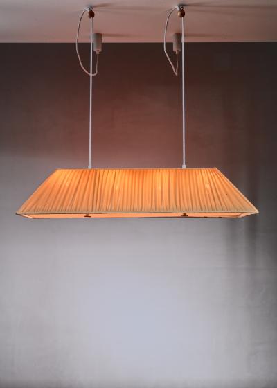  Svenskt Tenn Modernist yellow silk pendant lamp Sweden