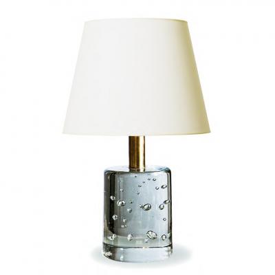  Svenskt Tenn Rare Pair of Cylindrical Bubble Glass Lamps by Josef Frank