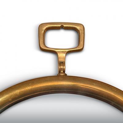  Svenskt Tenn Rare Pocket Watch Mirror in Brass by Svenskt Tenn