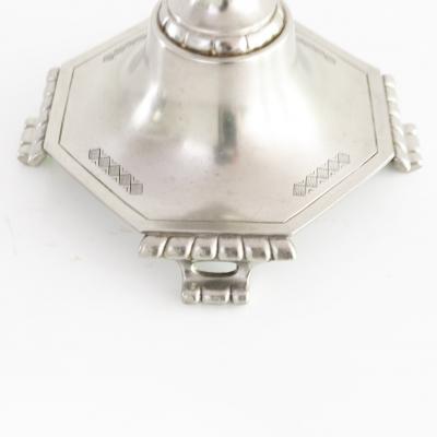  Svenskt Tenn SWEDISH ART DECO PEWTER LAMP BY SVENSKT TENN SIGNED 1933 STOCKHOLM 