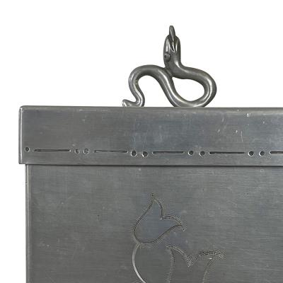  Svenskt Tenn Swedish Grace Lidded Box in Pewter by Svenkst Tenn