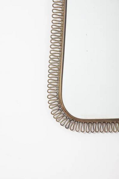  Svenskt Tenn Swedish mid century Josef Frank style Brass Mirror