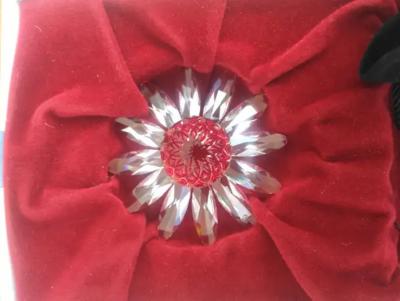  Swarovski Pair of Swarovski Crystal Flowers and 43 Miniature Flower Crystals