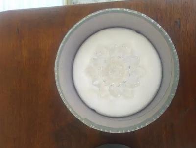  Swarovski Pair of Swarovski Crystal Water Lily Candleholders w box