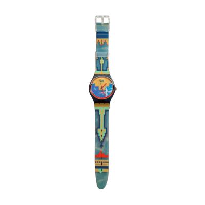  Swatch Vintage Swatch Blue Flamingo GN114 Year 1991 Original Box