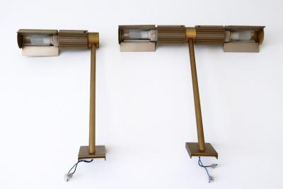 Swisslamps International AG Set of Two Haloprofil Wall Lamps by V Frauenknecht for Swisslamps International