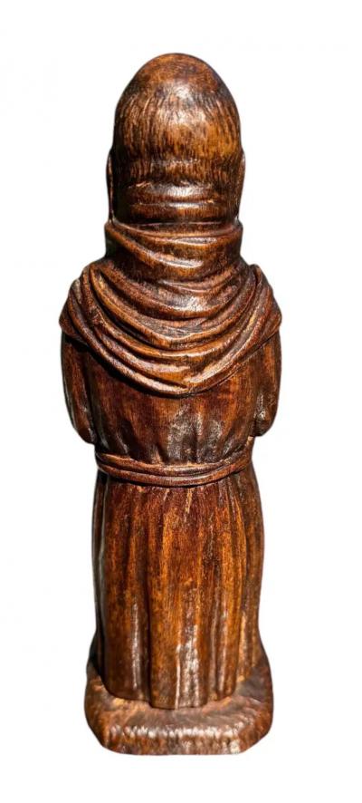  Syracuse Ornamental Co Carved Smiling Monk Corkscrew