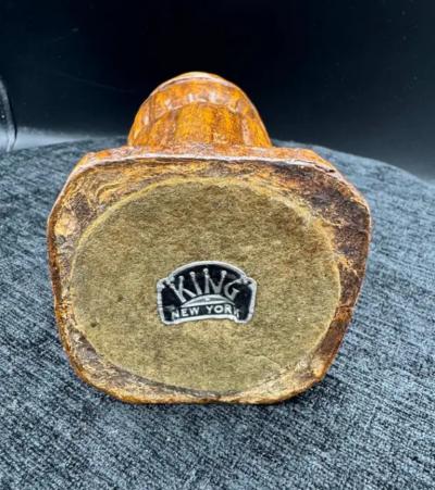  Syracuse Ornamental Co Carved Smiling Monk Corkscrew