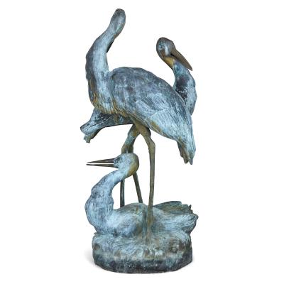  T Canpiola Large bronze figurative sculptural fountain by Canpiola